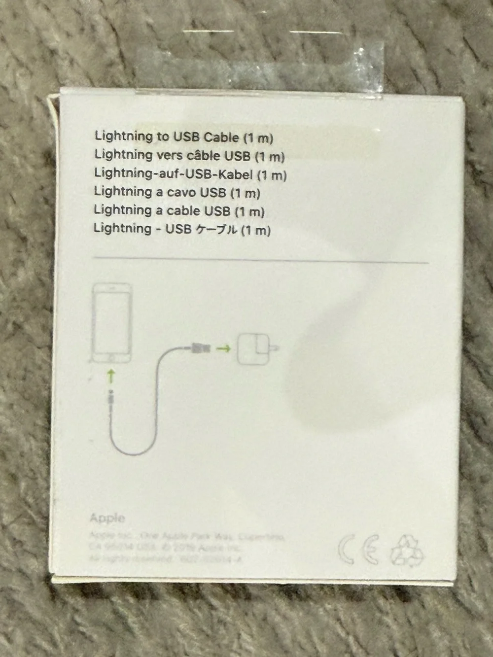 Apple Lightning to USB Cable — White
